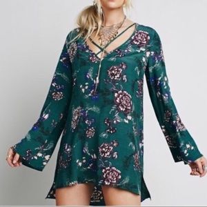 Free People Heartbeat Floral Tunic Dress